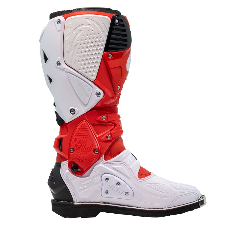 Мотоциклетни ботуши SiDi Crossfire 3 червено и бяло