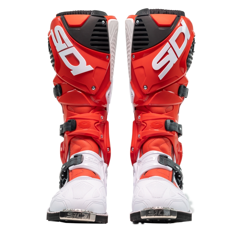 Мотоциклетни ботуши SiDi Crossfire 3 червено и бяло