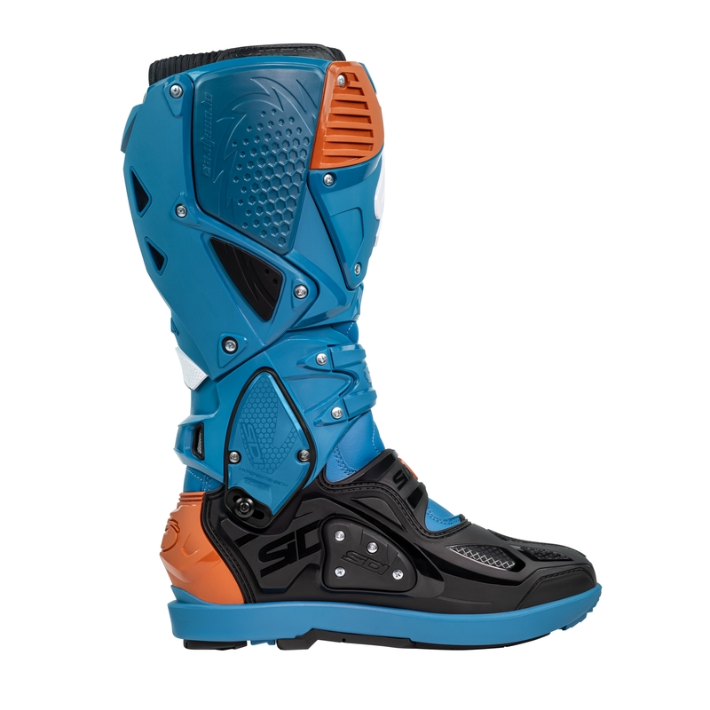 Ботуши за мотоциклет SiDi Crossfire 3 SRS синьо-бронзови