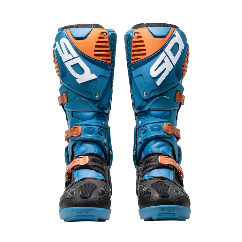 Ботуши за мотоциклет SiDi Crossfire 3 SRS синьо-бронзови