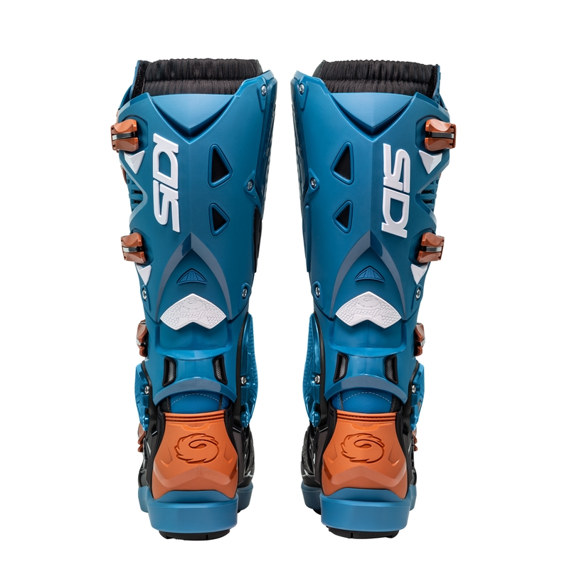 Ботуши за мотоциклет SiDi Crossfire 3 SRS синьо-бронзови