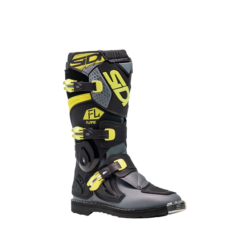 Детски обувки за мотокрос SiDi Flame black-yellow