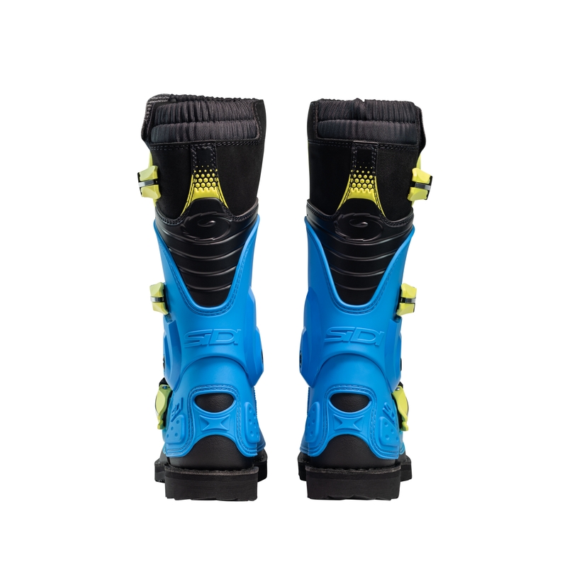 Детски обувки за мотокрос SiDi Flame blue-yellow-black