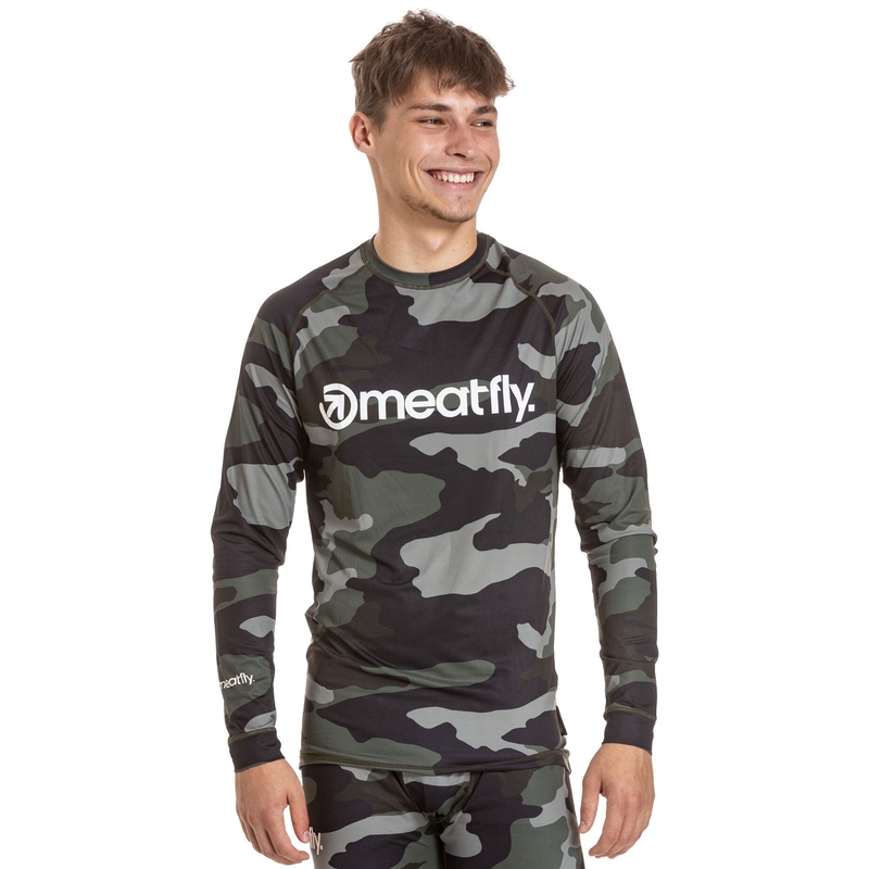 Мъжка термо тениска Meatfly Avery camo