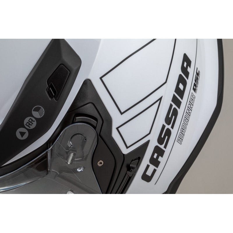 Ендуро каска Cassida Road Runner Dual бяло-черна
