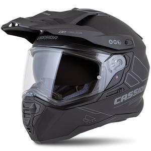 Ендуро каска Cassida Road Runner Dual матово черно - тъмно сиво