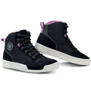Дамски ботуши за мотоциклети Eleveit Force Airtech Lady Black and Pink