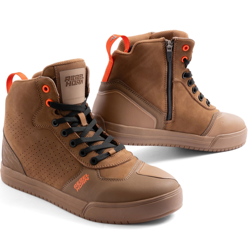 Мотоциклетни ботуши Rebelhorn Spike Brown Leather