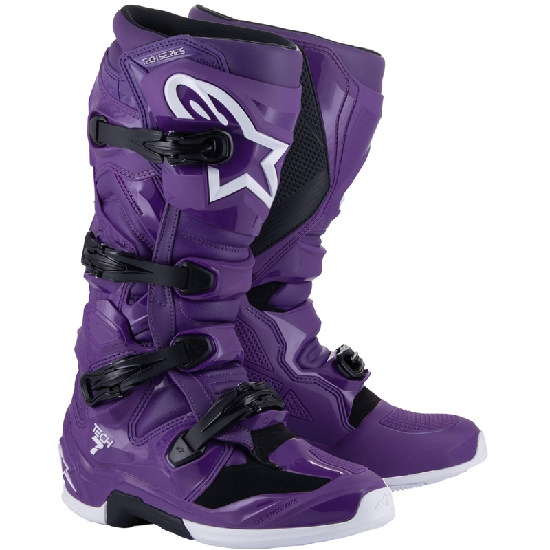 Alpinestars TECH 7 ботуши за мотокрос лилави