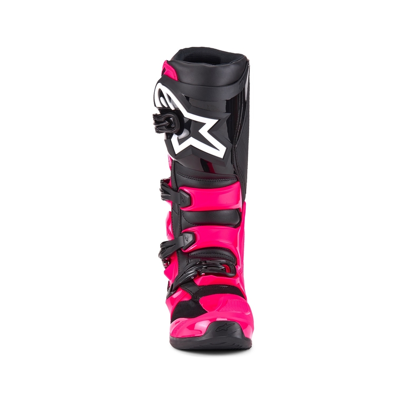 Alpinestars TECH 7 ботуши за мотокрос в розово и черно