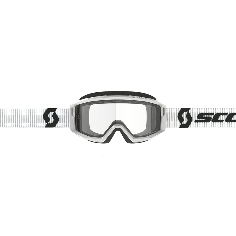 Очила за мотокрос SCOTT Primal Enduro бели с прозрачен плексиглас