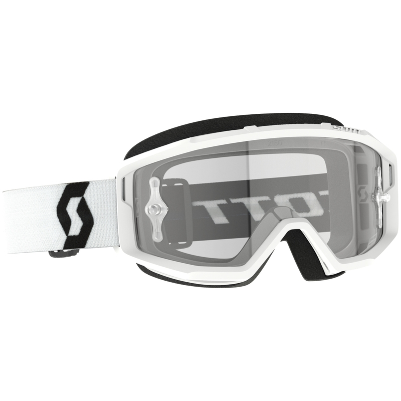 Очила за мотокрос SCOTT Primal Clear white с прозрачен плексиглас