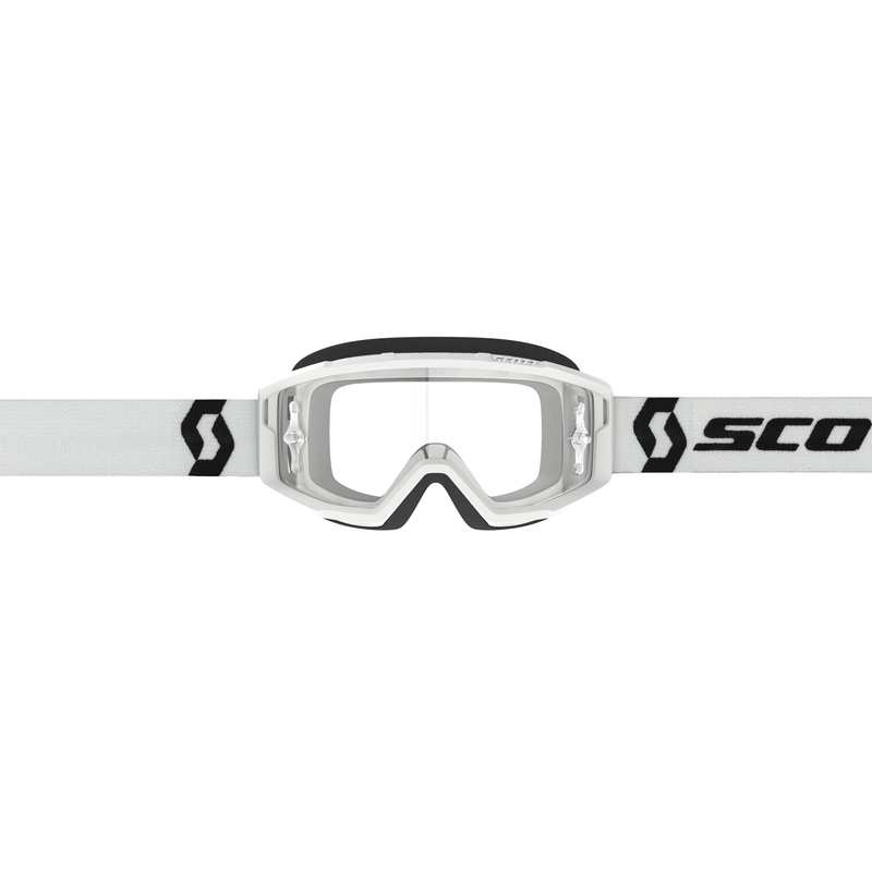 Очила за мотокрос SCOTT Primal Clear white с прозрачен плексиглас