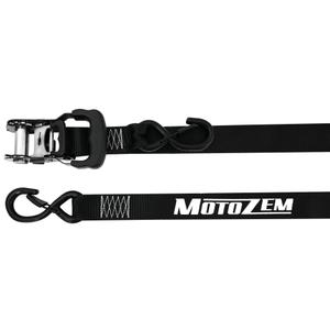 Ремъци за мотоциклет Motozem с тресчотка черни