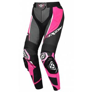 Дамски кожени панталони за мотоциклет IXON Vortex 3 black-pink-white