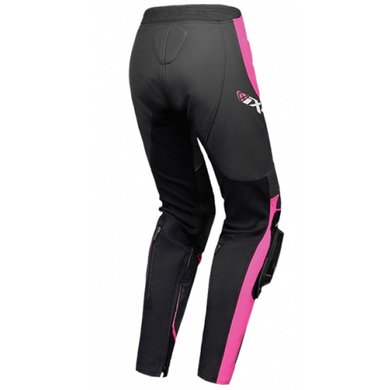 Дамски кожени панталони за мотоциклет IXON Vortex 3 black-pink-white