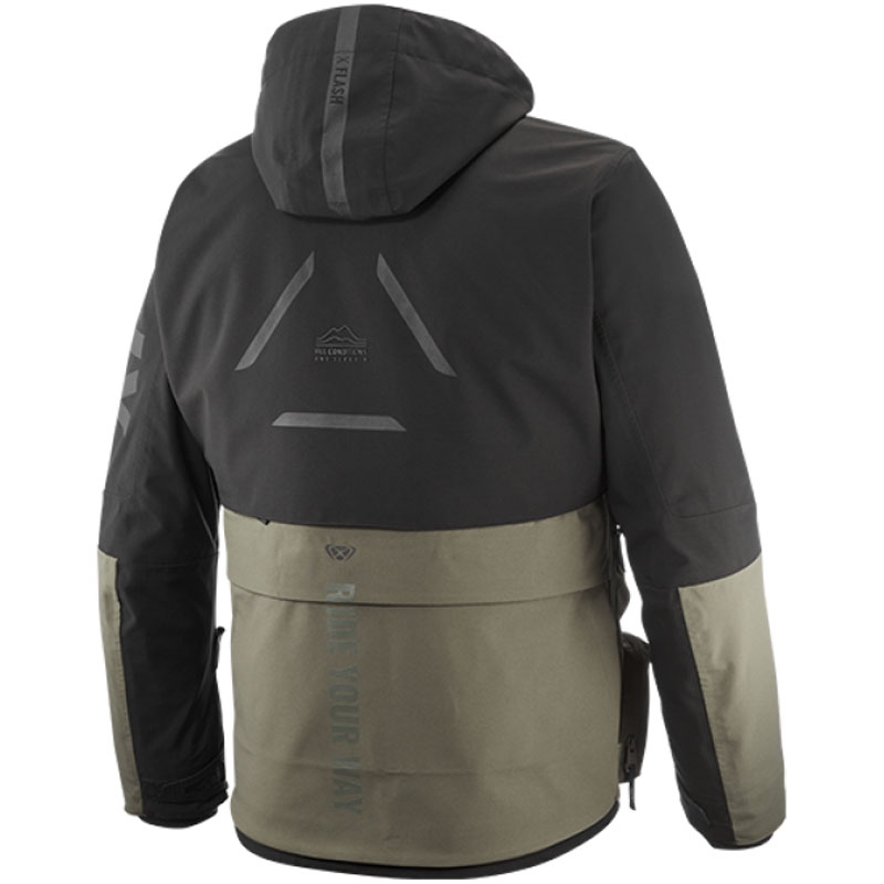 Мотоциклетното яке IXON Etna khaki-black