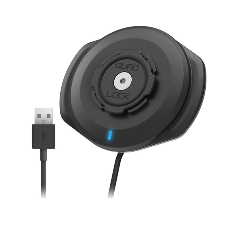 Водоустойчива глава с Quad Lock® USB безжична глава за зареждане, устойчива на атмосферни влияния