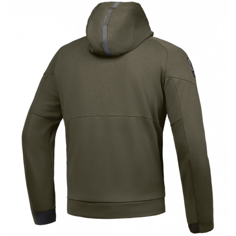 Мотоциклетна блуза с качулка IXON Touchdown khaki-black