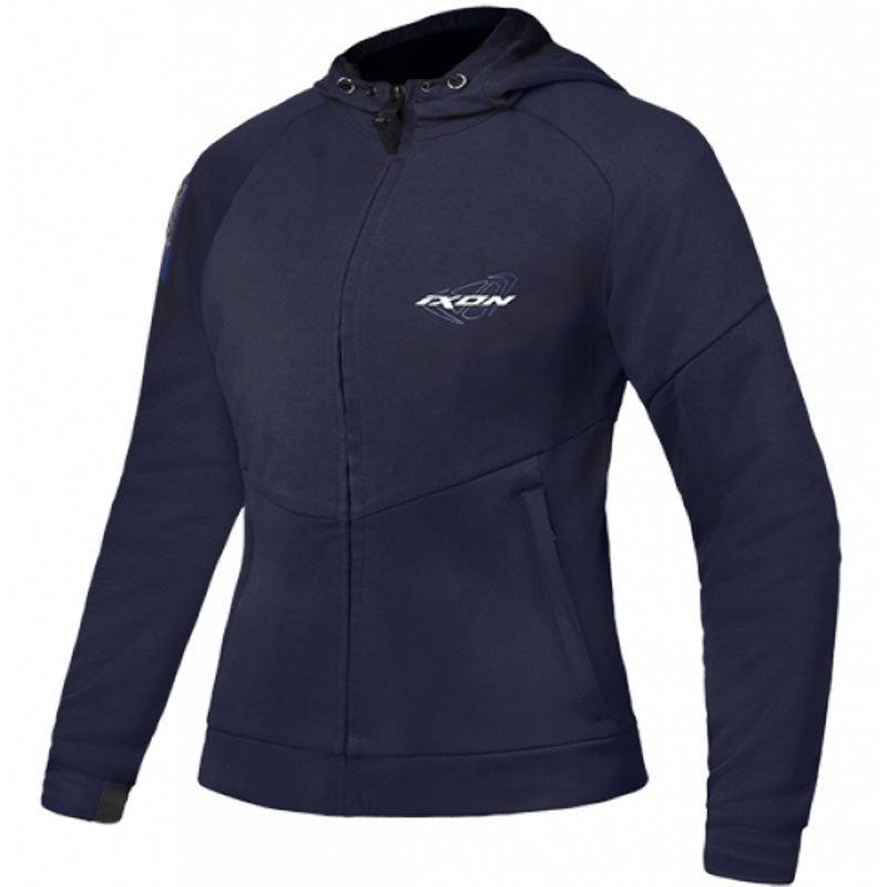 Мотоциклетна качулка за жени IXON Touchdown Blue-Silver