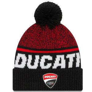 Шапка DUCATI черно-червена