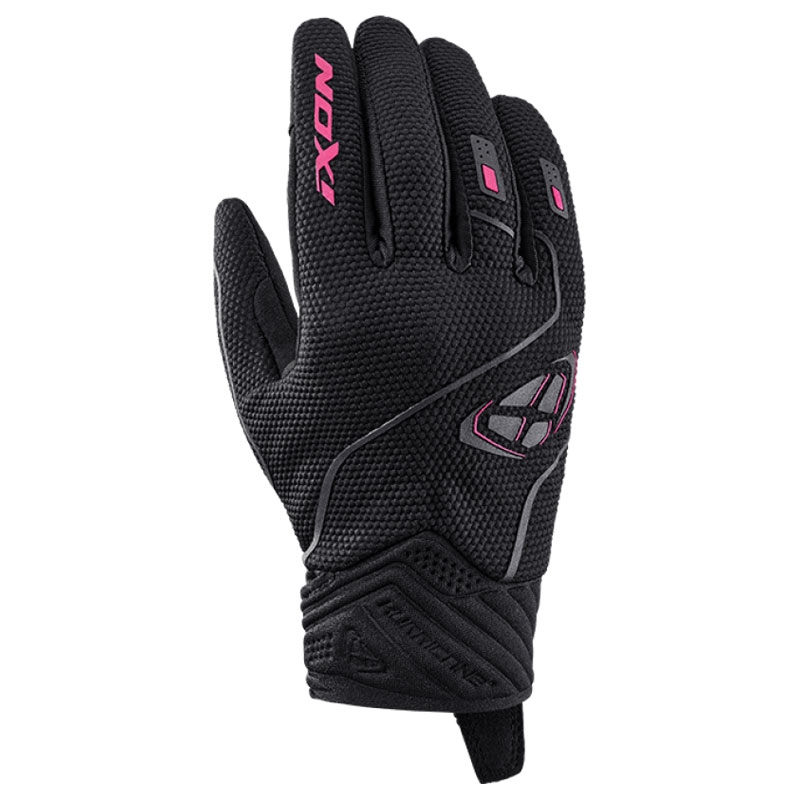 Дамски ръкавици за мотоциклет IXON Hurricane 2 black and pink