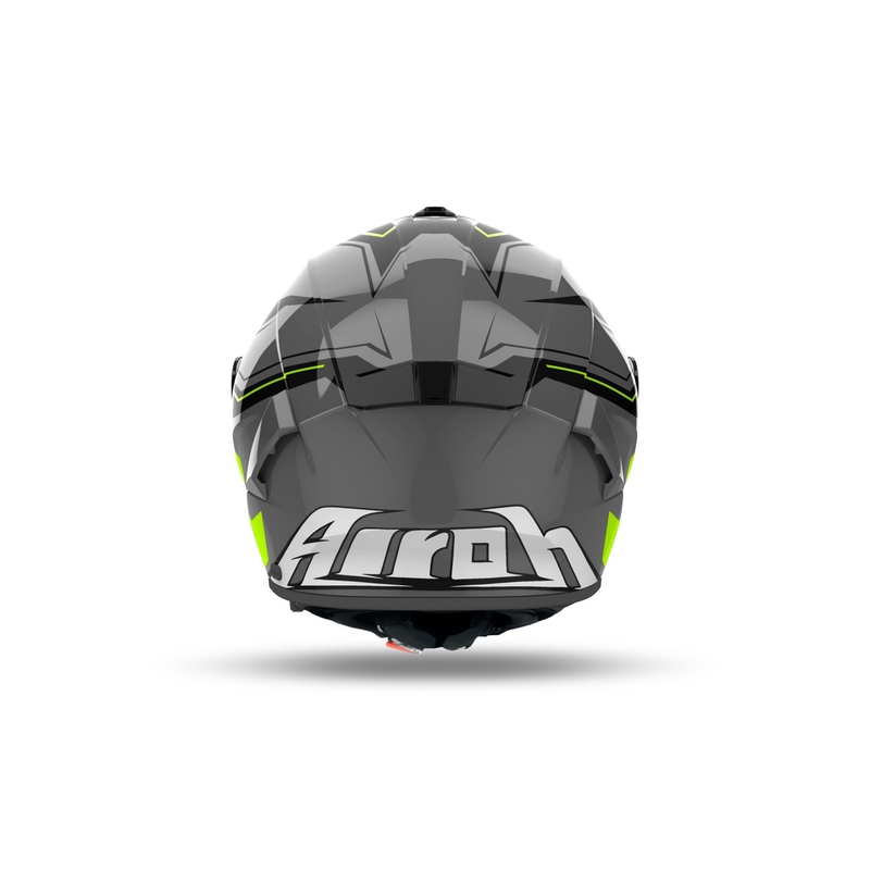 Интегрална мотоциклетна каска Airoh SPARK 2 Dart гланцово жълта