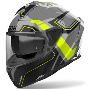 Интегрална мотоциклетна каска Airoh SPARK 2 Dart гланцово жълта