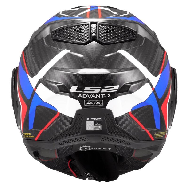 Каска за мотоциклет LS2 FF901 Advant X C Future II бяло-синя