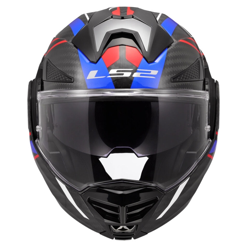 Каска за мотоциклет LS2 FF901 Advant X C Future II бяло-синя