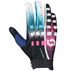 Ръкавици за мотокрос SCOTT Podium PRO синьо-розови