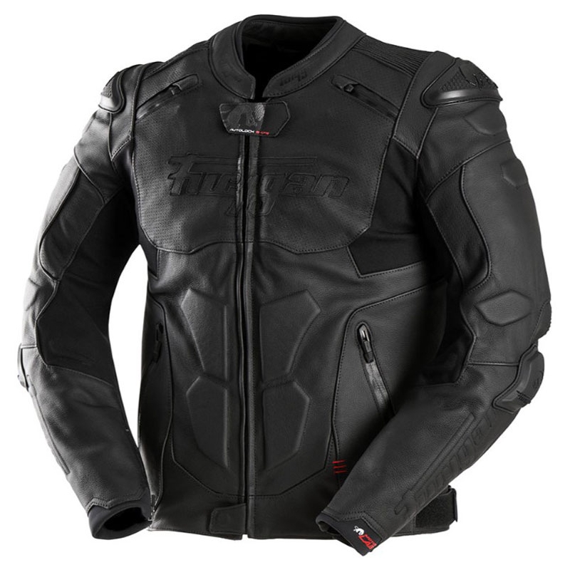 Furygan Ghost Evo Черно кожено яке за мотоциклет