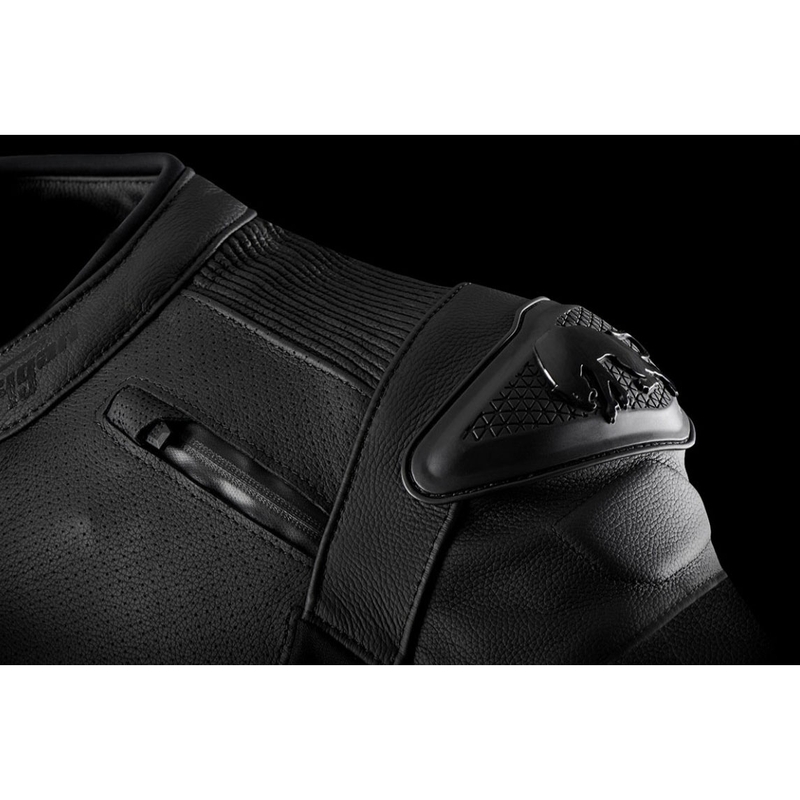 Furygan Ghost Evo Черно кожено яке за мотоциклет