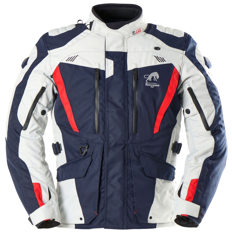 Furygan Apalaches Evo синьо-бежово-червено яке за мотоциклет