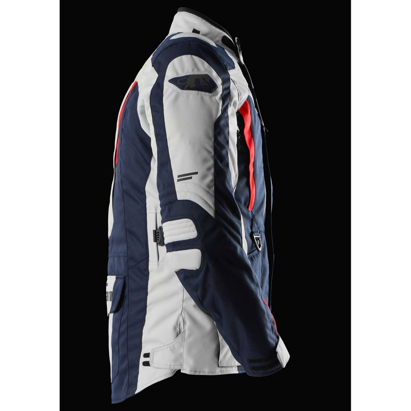 Furygan Apalaches Evo синьо-бежово-червено яке за мотоциклет