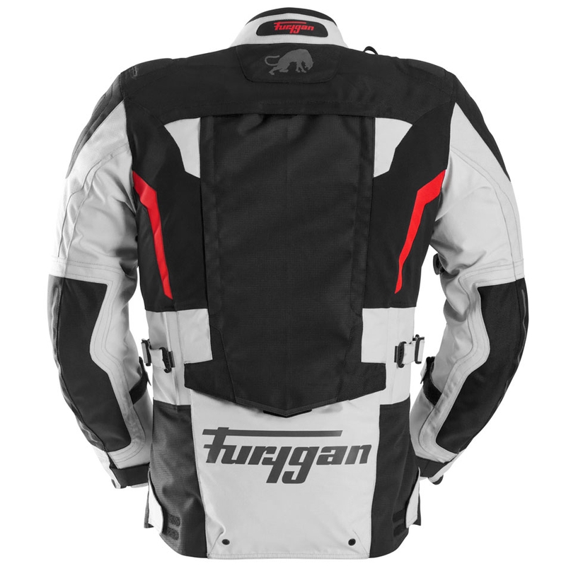 Мотоциклетно яке Furygan Montroc Kevlar® Primaloft® 3IN1+, черно-бежово-червено