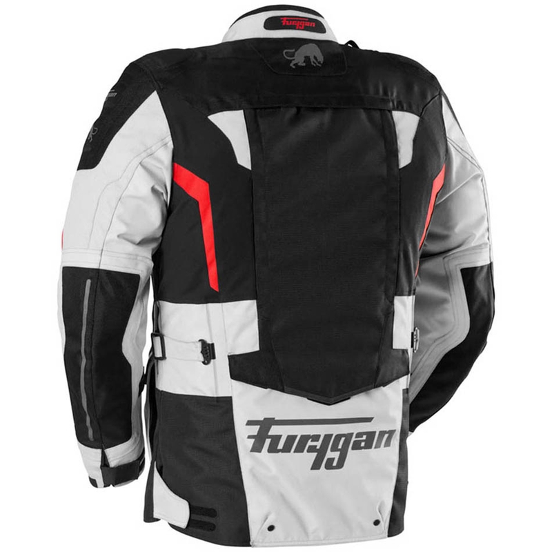 Мотоциклетно яке Furygan Montroc Kevlar® Primaloft® 3IN1+, черно-бежово-червено