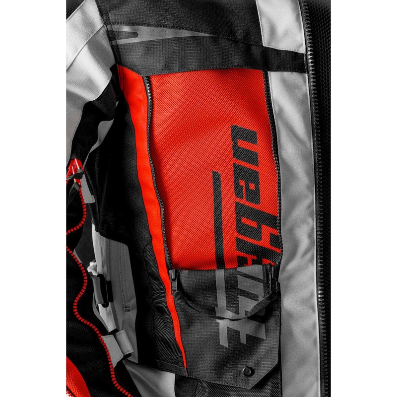 Мотоциклетно яке Furygan Montroc Kevlar® Primaloft® 3IN1+, черно-бежово-червено