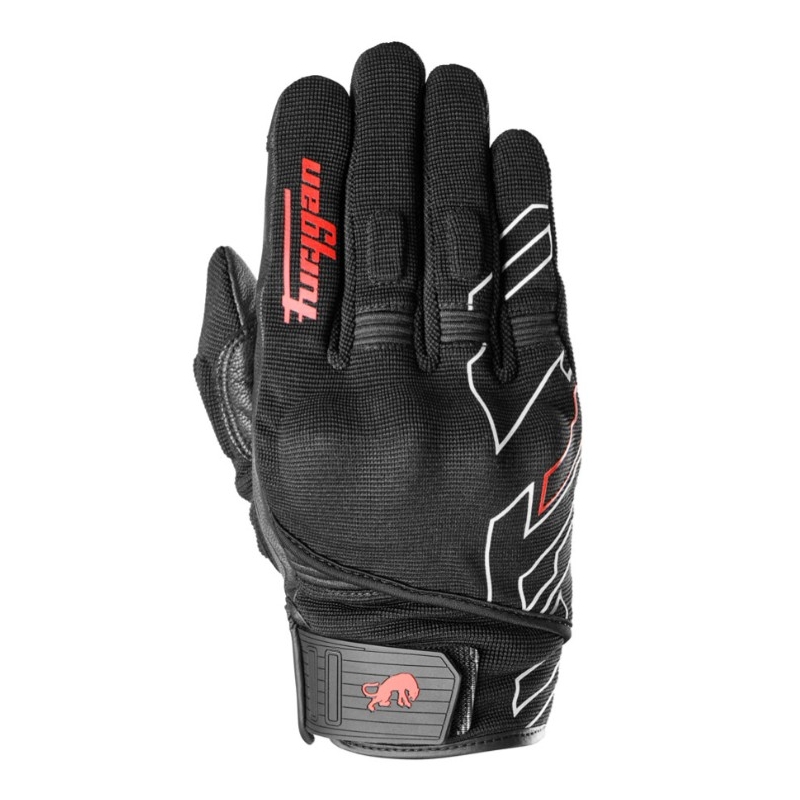 Ръкавици за мотоциклет Furygan Jet Neon D3O black-white-red