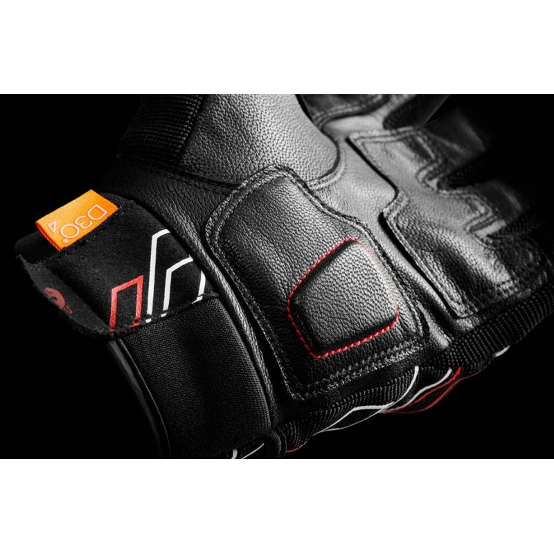 Ръкавици за мотоциклет Furygan Jet Neon D3O black-white-red