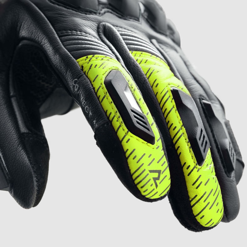Мотоциклетни ръкавици Rebelhorn Viper black-grey-fluo yellow