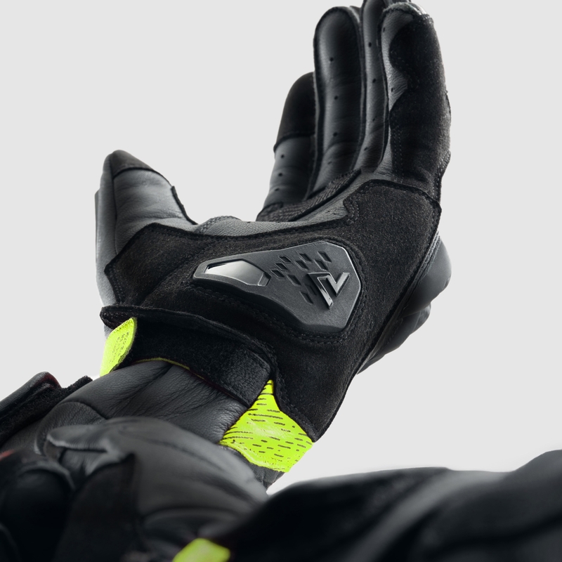 Мотоциклетни ръкавици Rebelhorn Viper black-grey-fluo yellow