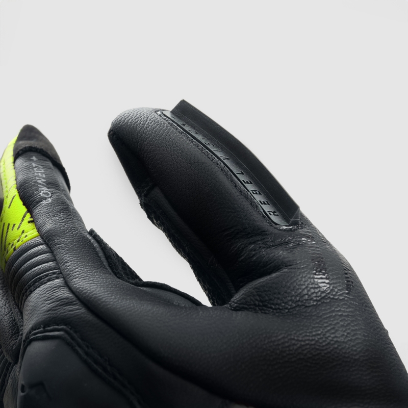 Мотоциклетни ръкавици Rebelhorn Viper black-grey-fluo yellow