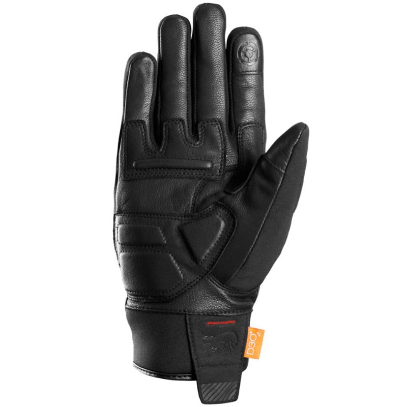 Furygan Jet All Season D3O® Evo Черно-червени ръкавици за мотоциклет