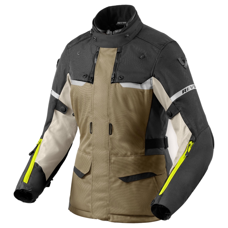 Мотоциклетното яке Revit Outback 4 H2O за жени Green-Anthracite