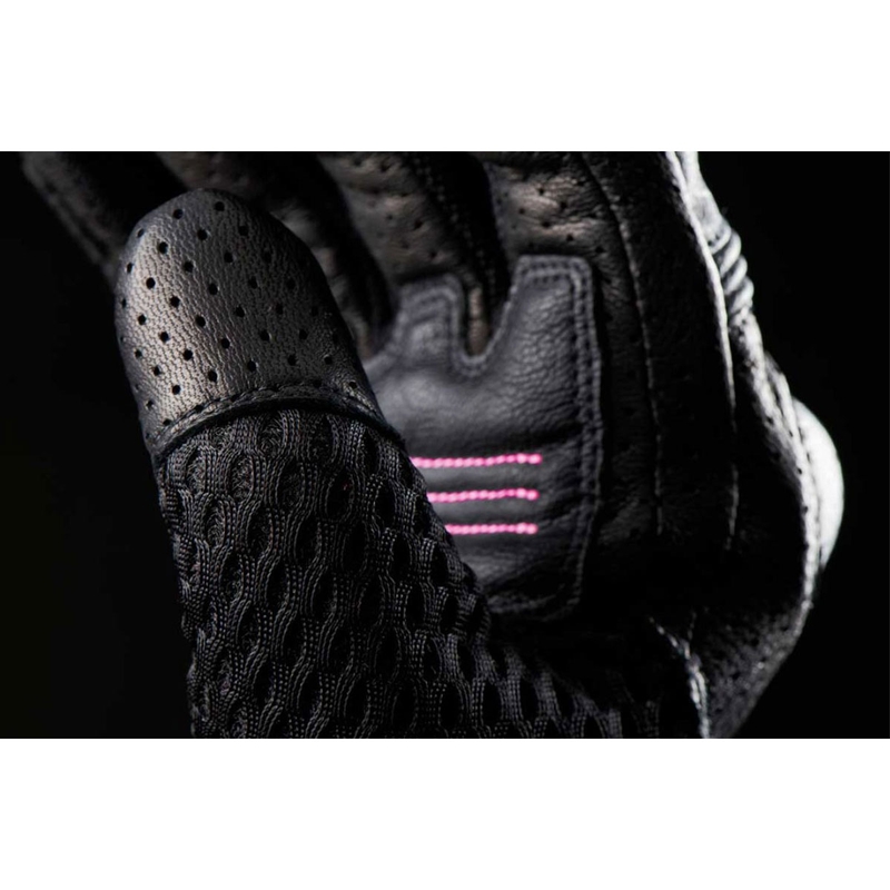 Дамски ръкавици за мотоциклетизъм Furygan TD Air Lady Black, White and Pink