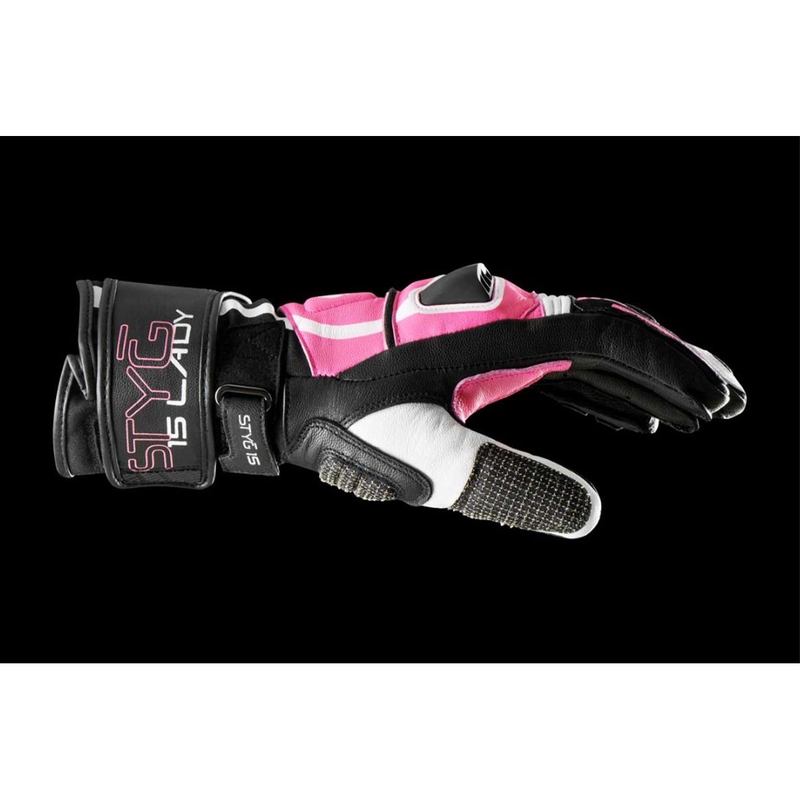 Дамски мотоциклетни ръкавици Furygan Styg 15 Lady Black and Pink