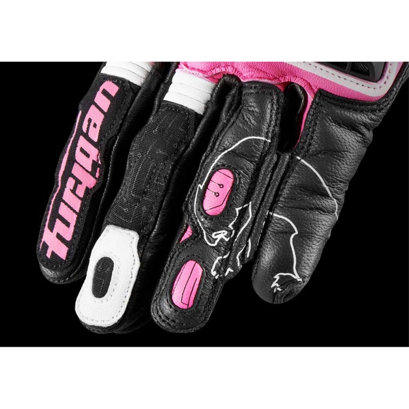 Дамски мотоциклетни ръкавици Furygan Styg 15 Lady Black and Pink