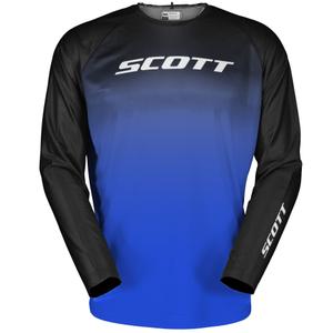 Тениска за мотокрос SCOTT EVO Swap черно-синя