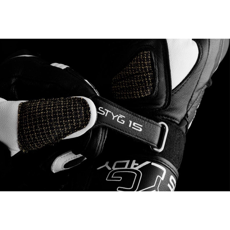 Дамски ръкавици за мотоциклетизъм Furygan Styg 15 Lady Black and White